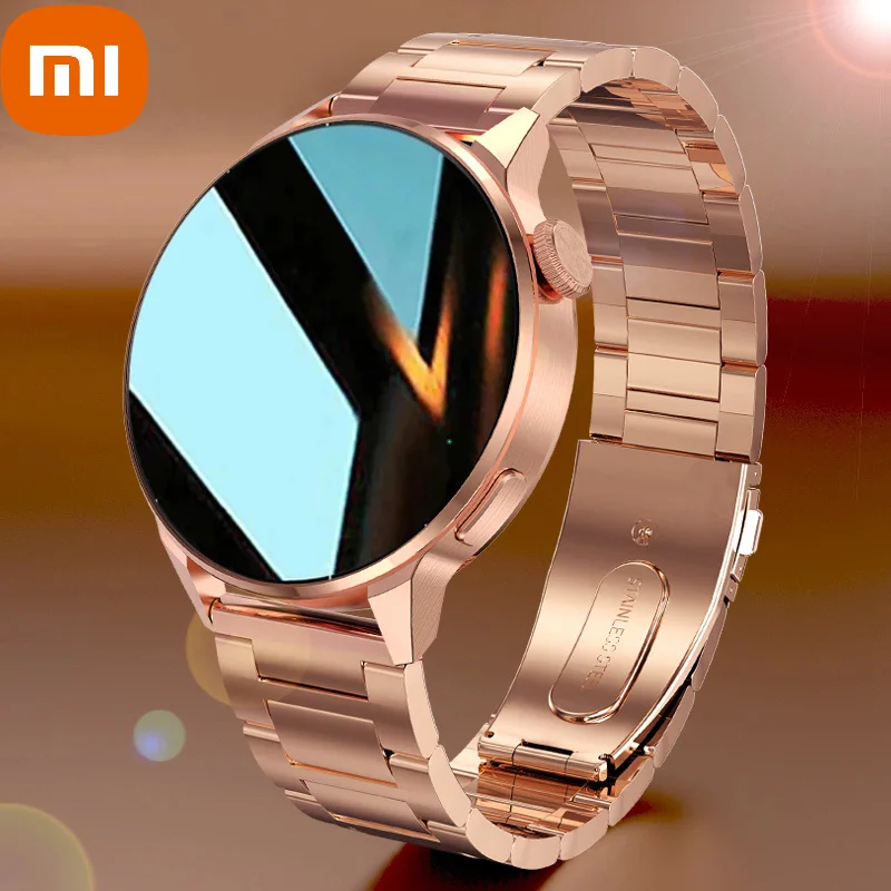 

Xiaomi NFC Smart Watch Women Bluetooth Call GPS Track Watches Men Custom Dial Heart Rate ECG PPG Smartwatch for Android IOS