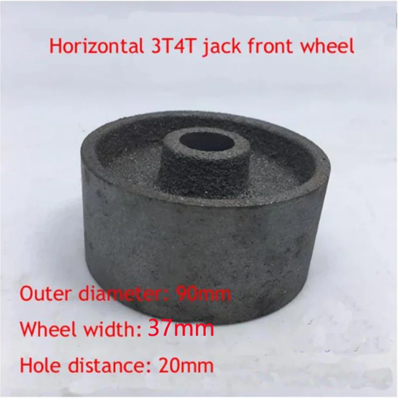 

3T 4T Horizontal Jack Iron Wheel Reel Wheel Hydraulic Jack Front Wheel NEW 1PC