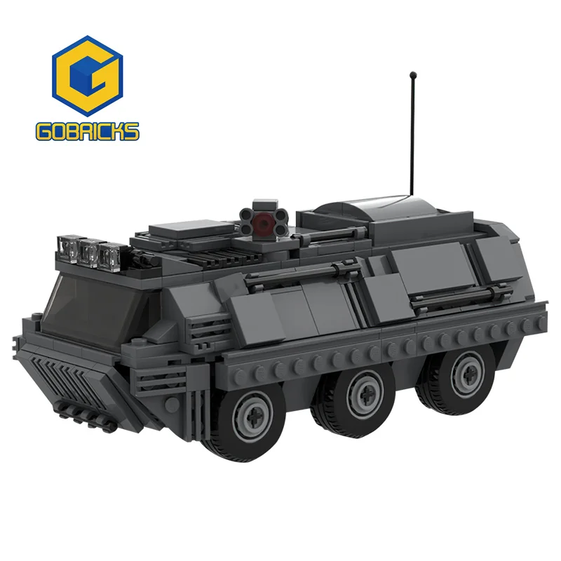 

Gobricks Military Tanks Transport Vehicles Tank Moc Soldier Police Building Blocks WW2 Bricks Army Kids Children Toys Gifts