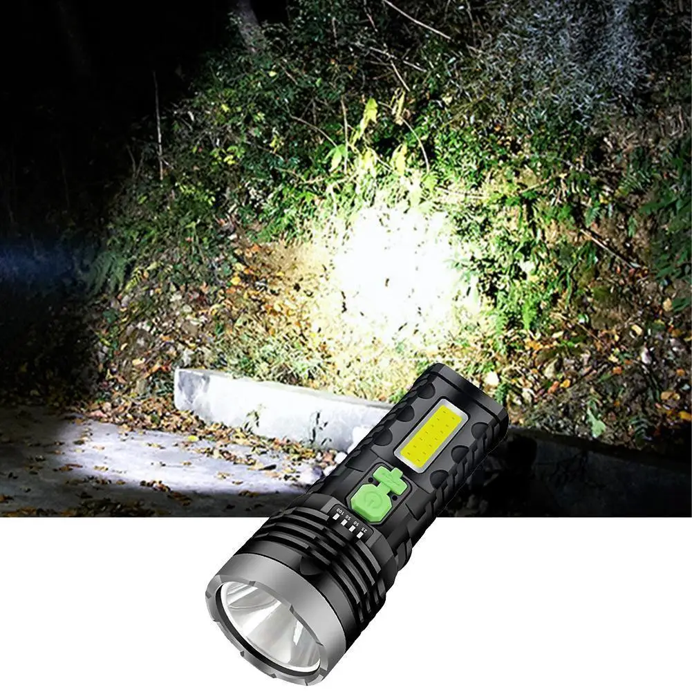 

Multifunction Strong Light Flashlight Solar Charged Light Emergency Car Camping Portable Lantern Outdoor Q0M0