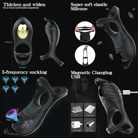 Секс-игрушки Tooys для мужчин, кольцо для яиц, вибратор для мастурбации, рукав для пениса, инструмент для секса для мужчин, приспособление для челюсти, игрушки для эрекции