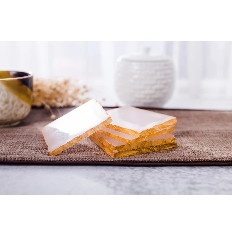 Подставка под драгоценный камень розовые Ониксовые коврики подставки золото