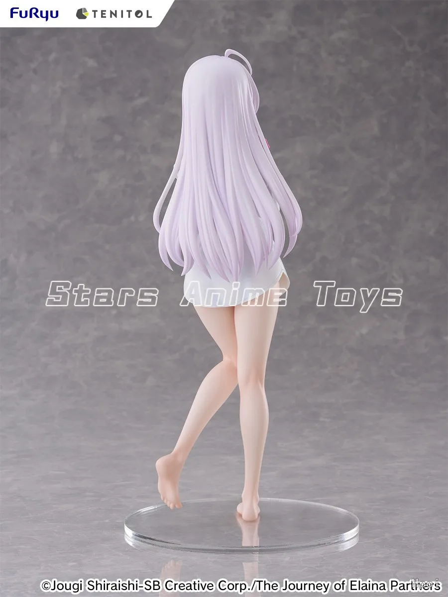 Фото Коллекционная фигурка FuRyu TENITOL TALL THE JOURNEY OF ELAINA: Элейна в одежде, анимационная модель, игрушка №1