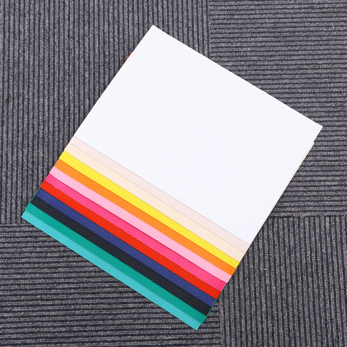 

Pu Sheet Sheets Fabric Faux Diy Craft Litchi Colorful Christmas Sewing Square