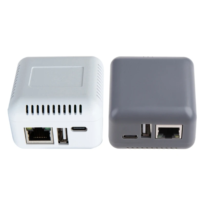 NP330 Net-work USB 2.0 Print Server USB2.0 Mini Printer Server 100Mbps RJ45 Connection for Androids Phones Computer