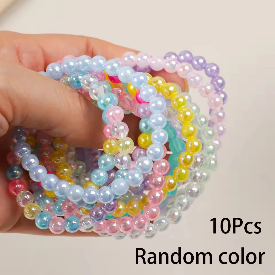 

Набор браслетов с бусинами для девочек