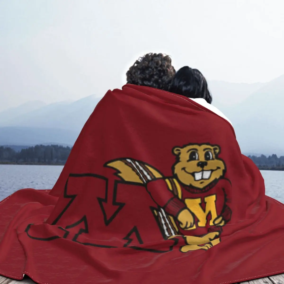 Ультрамягкое одеяло из микрофлиса Goldy Gopher