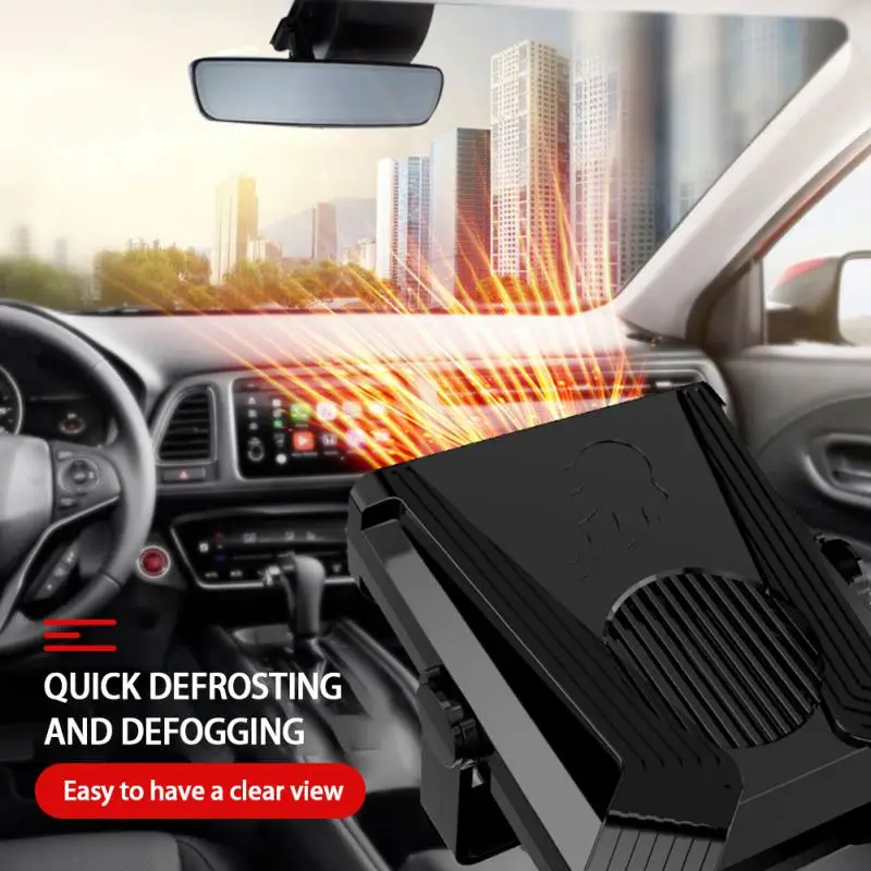 Автомобильный обогреватель/вентилятор 2 в 1 12 В/24 В с быстрым нагревом и вращением