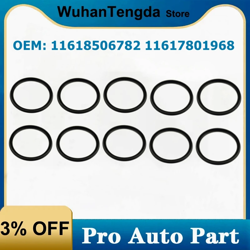 

2/5/10 шт. прокладка уплотнительного кольца турбошланга интеркулера двигателя для BMW 2, 7, 8 серии F44 G11 G16 X1 F48 11618506782 11617801968