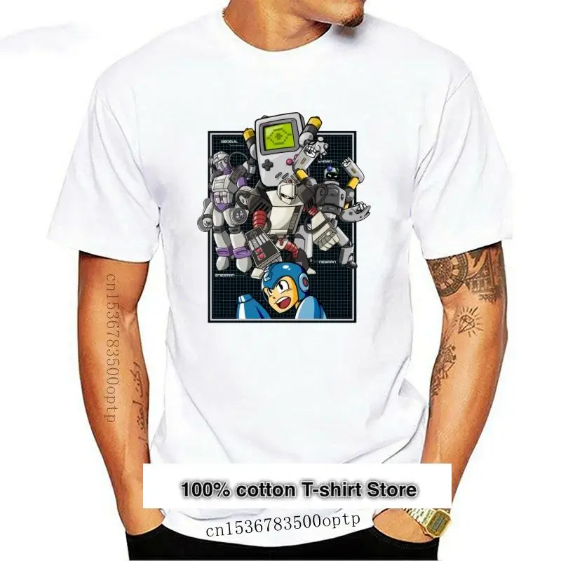 

New Console Robots Rockman Mega Man T-shirt For Men 3D Print T Shirt Cotton S-6XL Tshirt