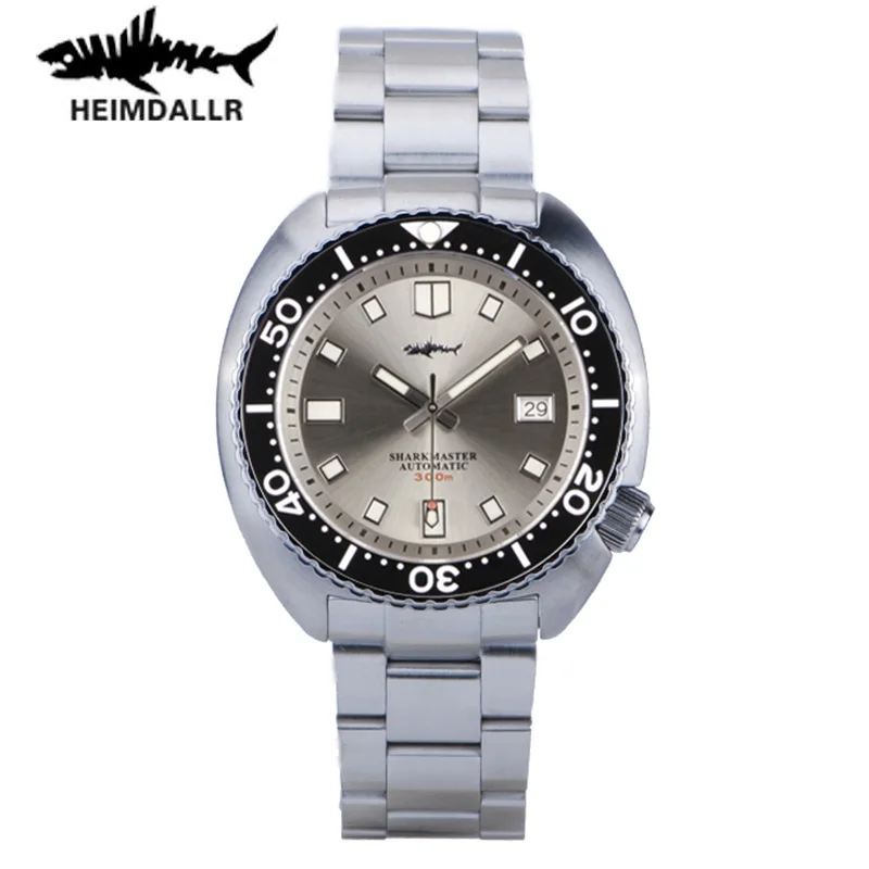 

HEIMDALLR Diving Watch 300M Top Fashion Brand NH35A Automatic Watch Men Mechanical Watches Stainless Steel C3 Luminous Men Dial