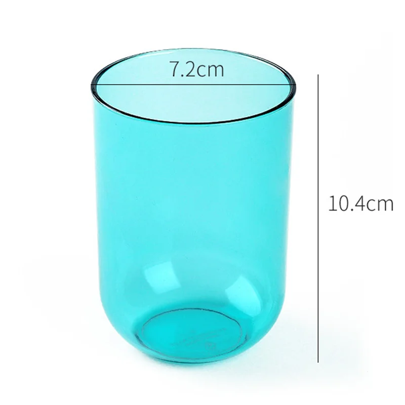 Household Toothbrush Cups Tansparent Bathroom Cup Durable Mouthwash Mug Brushing Hildren's Cute Plastic |