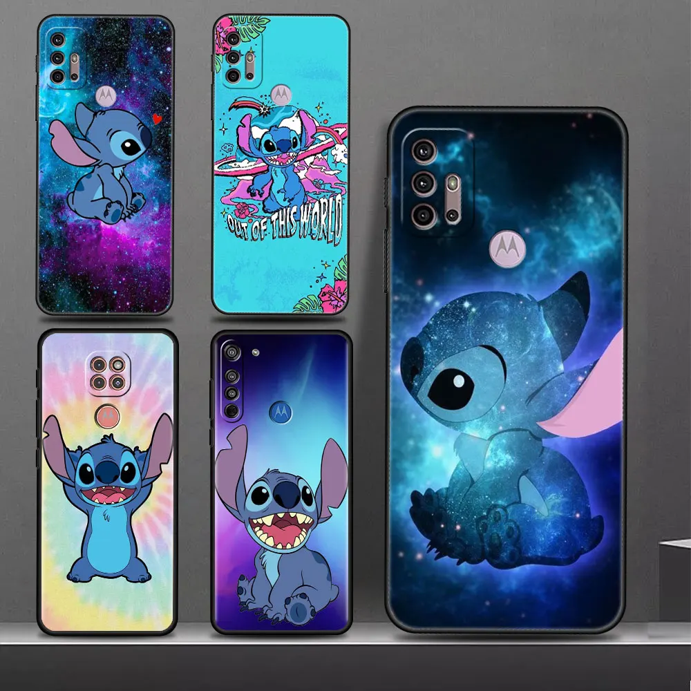 

Lilo Stitch Cartoon Case For Motorola G30 One Fusion Plus E30 G9 Play G60 G8 Power Lite G50 G51 Edge 20 Hyper Phone Cover Fundas