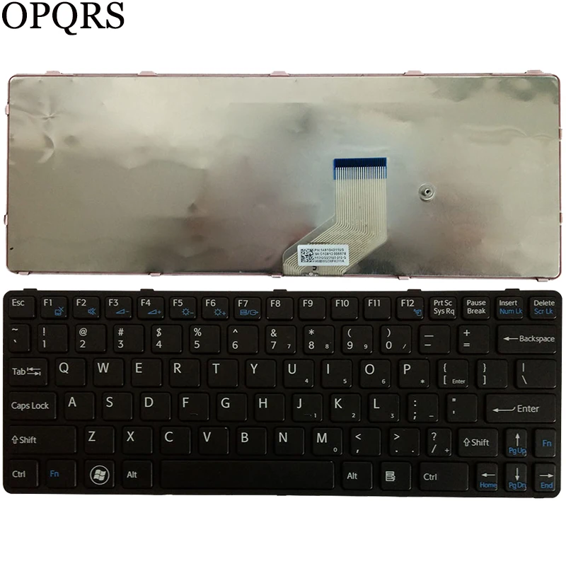 

New for SONY VAIO SVE11 SVE111 SVE11113FXB SVE11115EG SVE111 15ELW US Laptop keyboard Layout Black With Frame