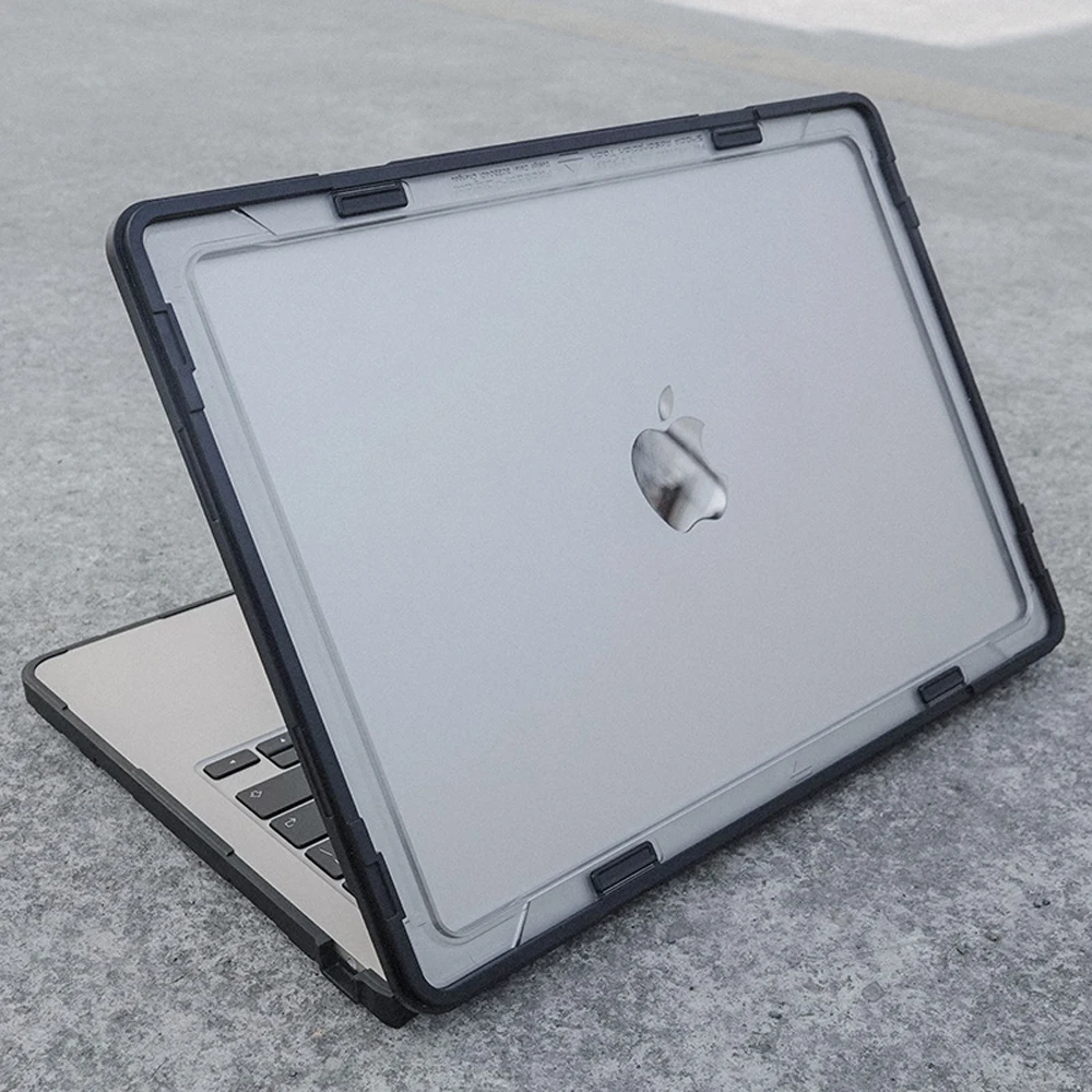 Фото FATBEAR тактический военный класс ударопрочный армированный чехол для Macbook Air 13,6 дюймов Pro 14,2 дюймов A2681/A2442/A2779 №2