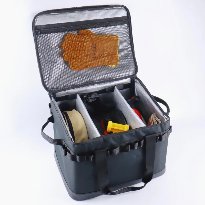 

Outdoor Camping Gas Tank Storage Bag Large Capacity Ground Nail Tool Bag Gas Canister Picnic Cookware Utensils Kit Organizer