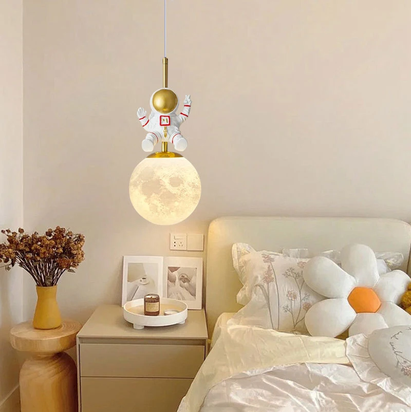 Прикроватная Люстра для детской комнаты мультяшная лампа защиты глаз мальчиков