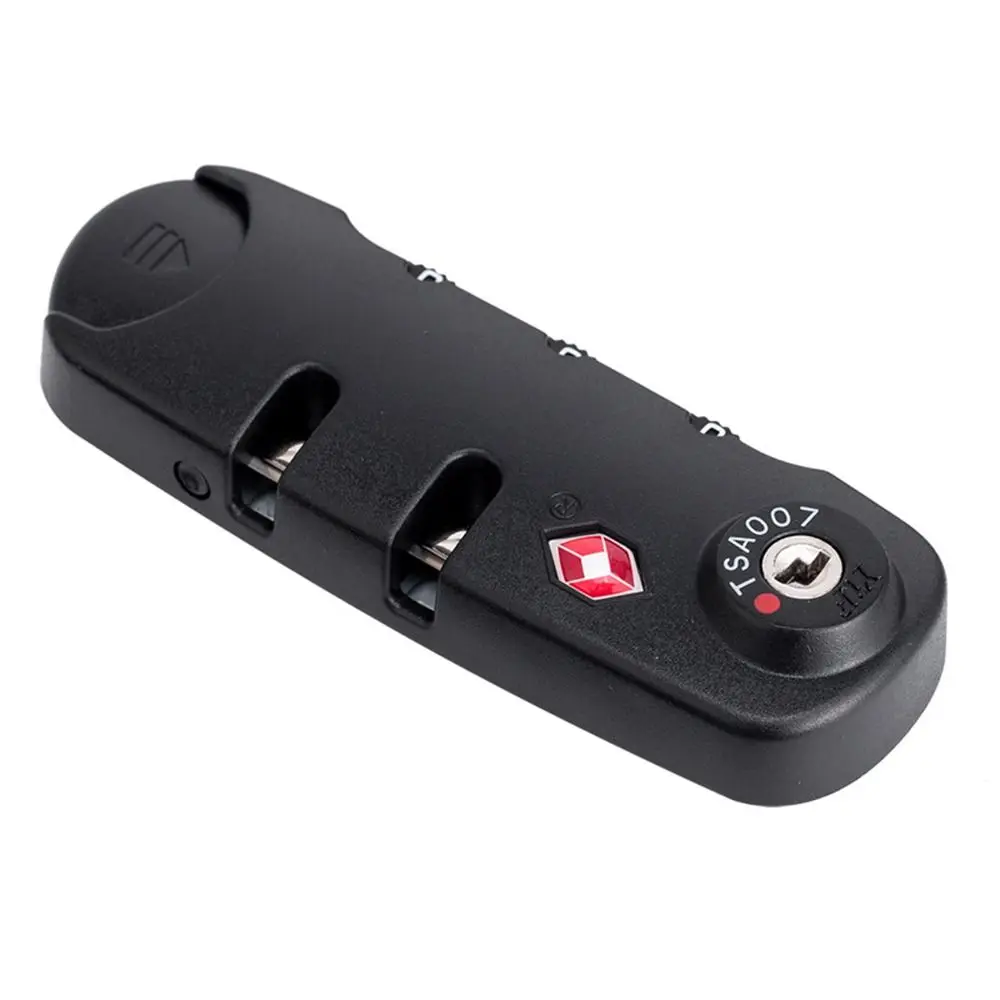 

3 Digit Combination Lock Customs Password Lock Security Tool Suitcase Luggage Coded Lock Cabinet Locker Padlock TSA Travel