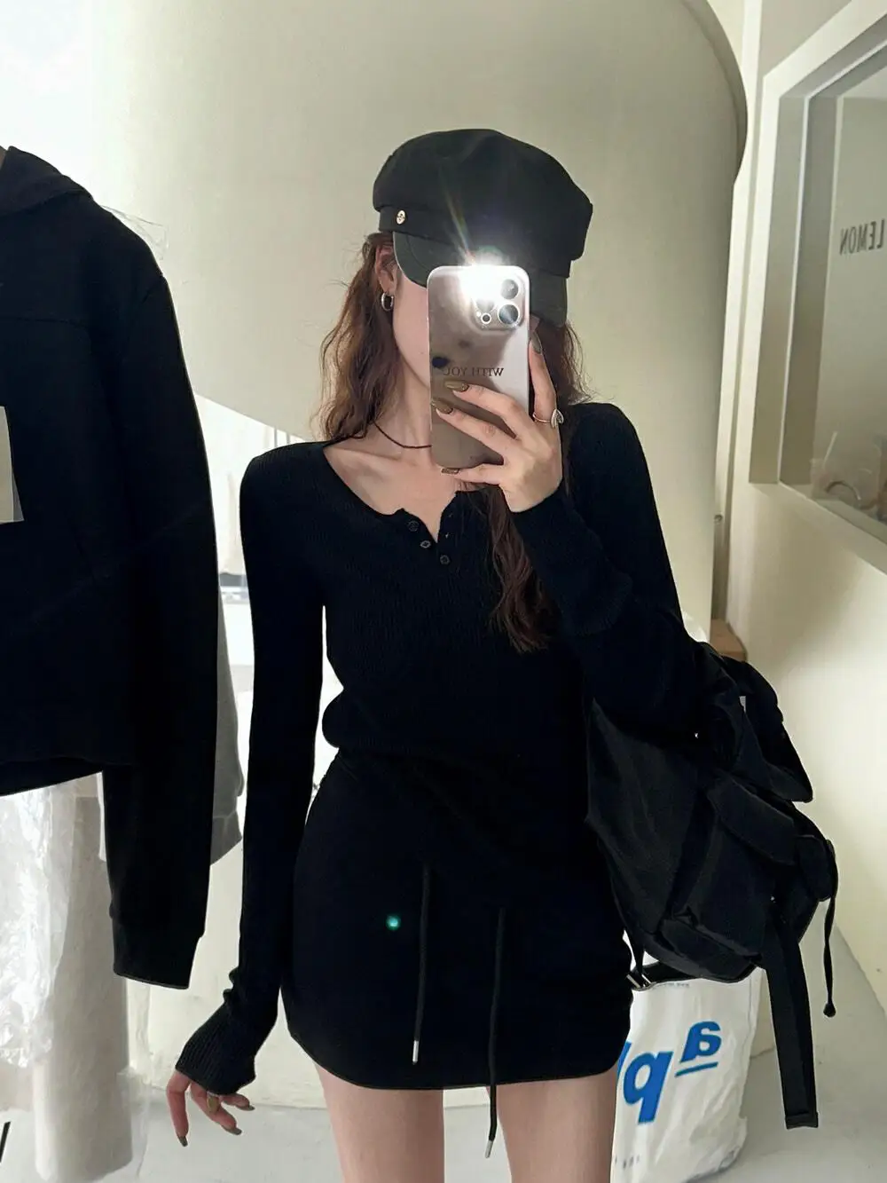 Милая Клубная Новинка Осень 2024 милая простая и универсальная трикотажная