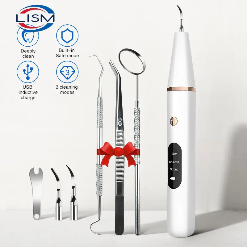 

Ультразвуковой Зубной скалер для чистки зубов, Электрический ультразвуковой ороситель для зубов, портативный ирригатор для полости рта, уд...