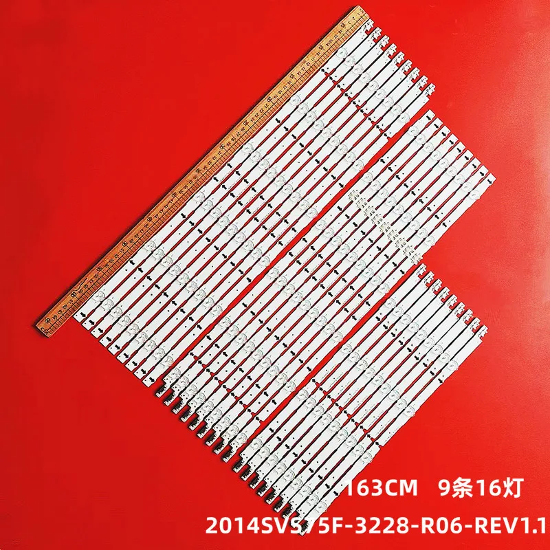 Светодиодная лента для подсветки SAMSUNG-2014SVS75F_3228_L06/M04/R06 UN75J6300 UN75H6350 UE75H6400 UA75H6400 UE75H6475SU