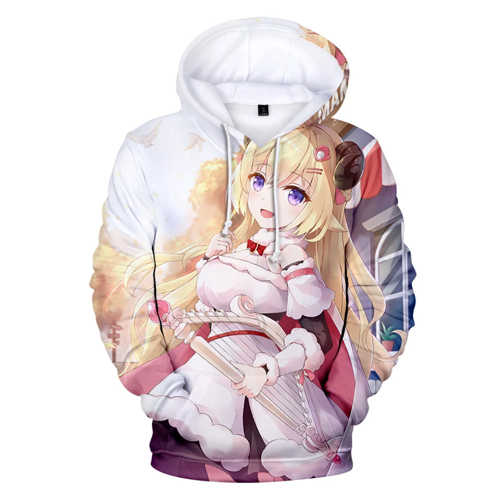 

Hololive vtuber tsunomaki watame 3d print fashion autumn winer suit hoodies hooded sportswear kawaii