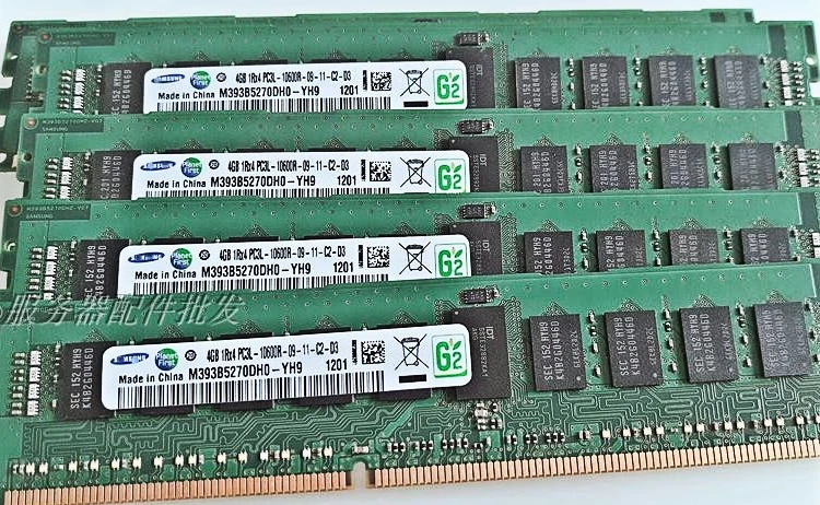 

RAM 4GB 1RX4 PC3L-10600R 1333 M393B5270CH0-YH9 server memory 1PCS