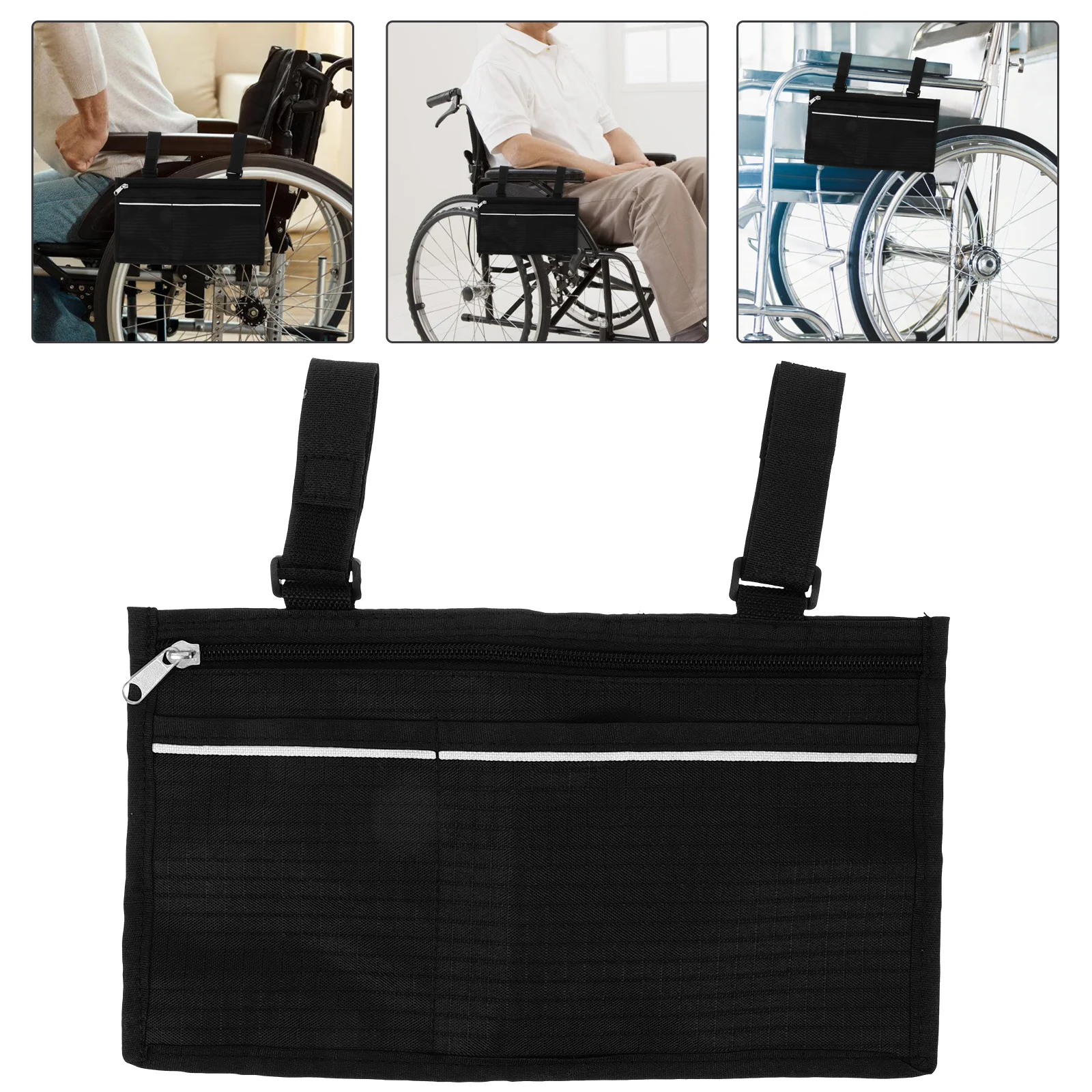 

Wheelchair Hanging Bag Sundries Wheelchairs Multi-function Pouch Multifunction Walker Convenient Storage
