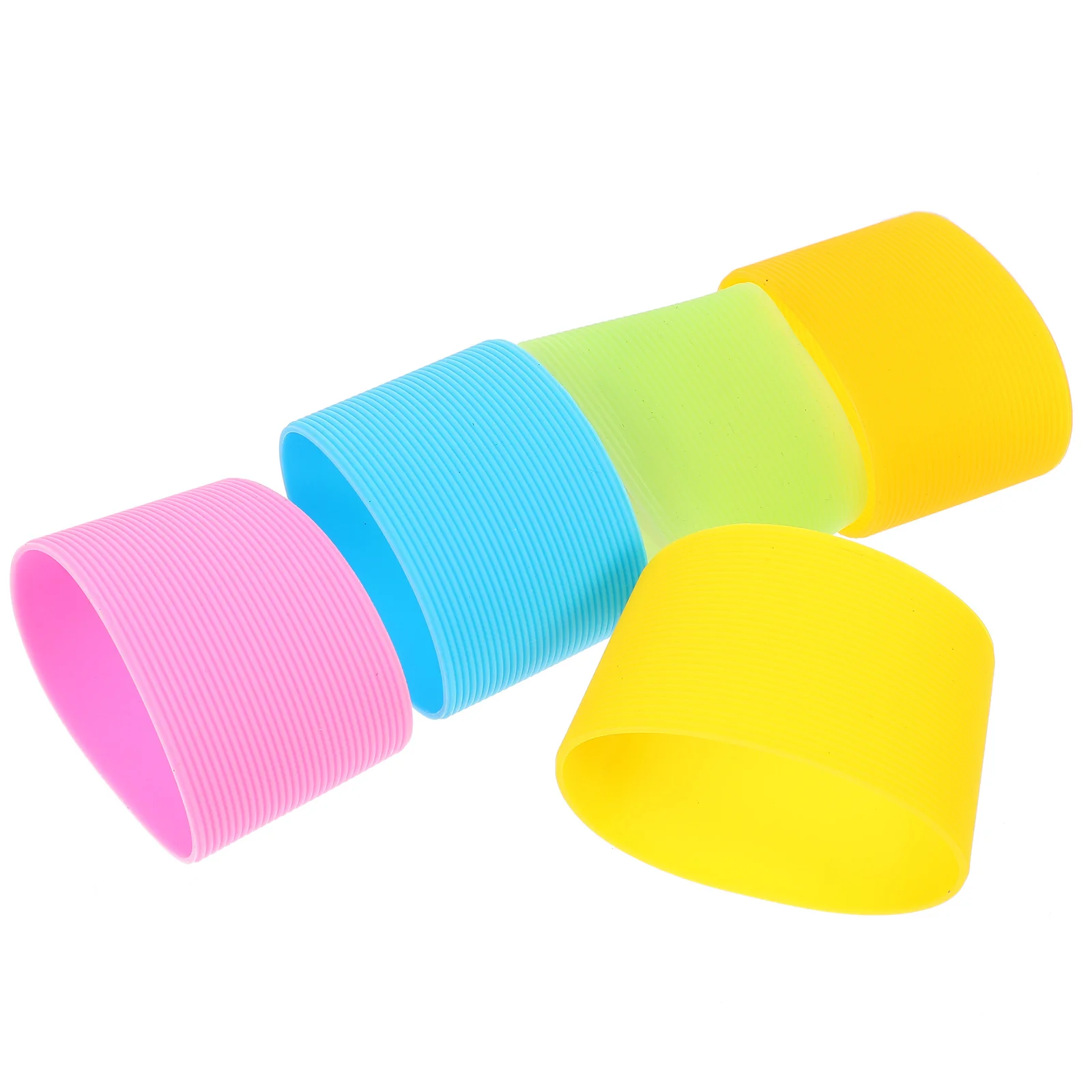 

Silicone Bottle Cover Sleeve Glass Boot Cup Sublimationbands Flask Insulated Heat Band Sleevestumbler