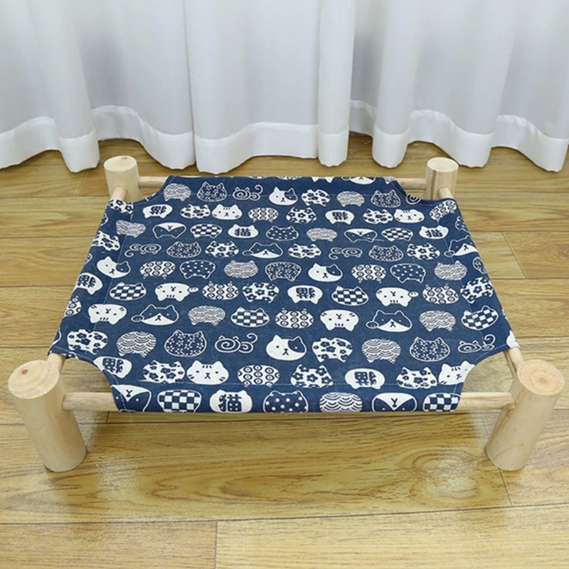 

Летняя дышащая парусина для кошек и собак, портативная приподнятая кровать, приподнятая кровать для отдыха