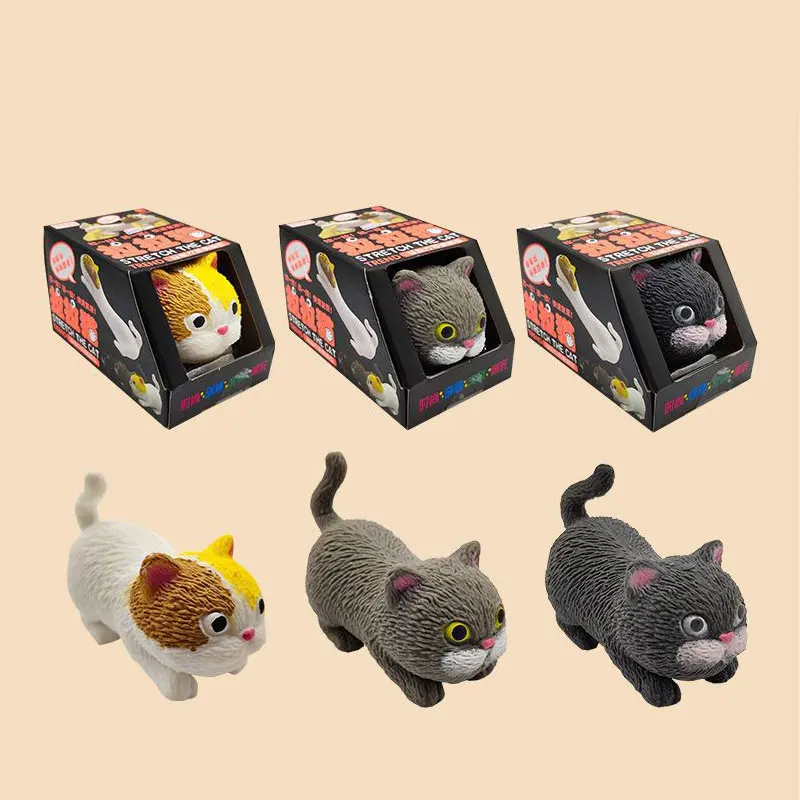 

Squeeze Toy Slow Rising Stress Relief Toys Cute Cat Decompression Toy Pinch Soft Anti Squishy Fidget Toys for Adult Kids Gift