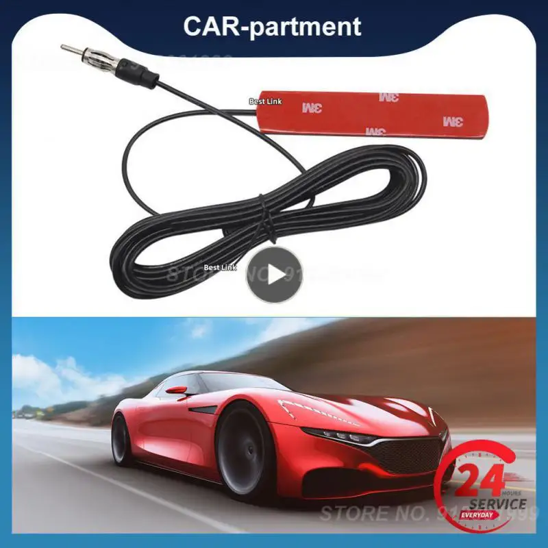1~10PCS Signal Amp Amplifier 3/5m Durable Antenna Stealth Fm Am Easy Installation Portable Car Radio Automobile Stable Signal