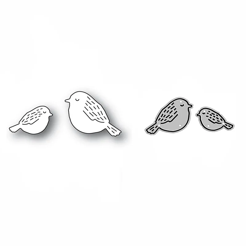 

2023 Christmas New Spring Singing Birds Metal Cutting Dies for Photo Scrapbooking Decoration and Making Card Embossing No Stamps