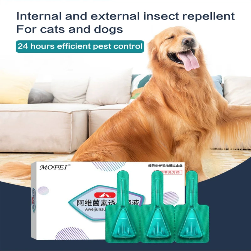 

Insect repellent drops for pets [available for cats and dogs]
