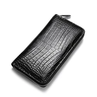 mens clear wallet leather genuine long large capacity handbag multi card high end mens wholesale purses portemonnee vrouwen