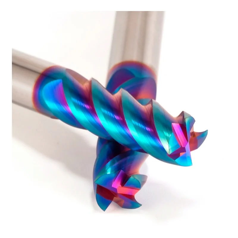 65 ° Концевая фреза для нержавеющей стали алюминия ПВХ удлиненная древесина