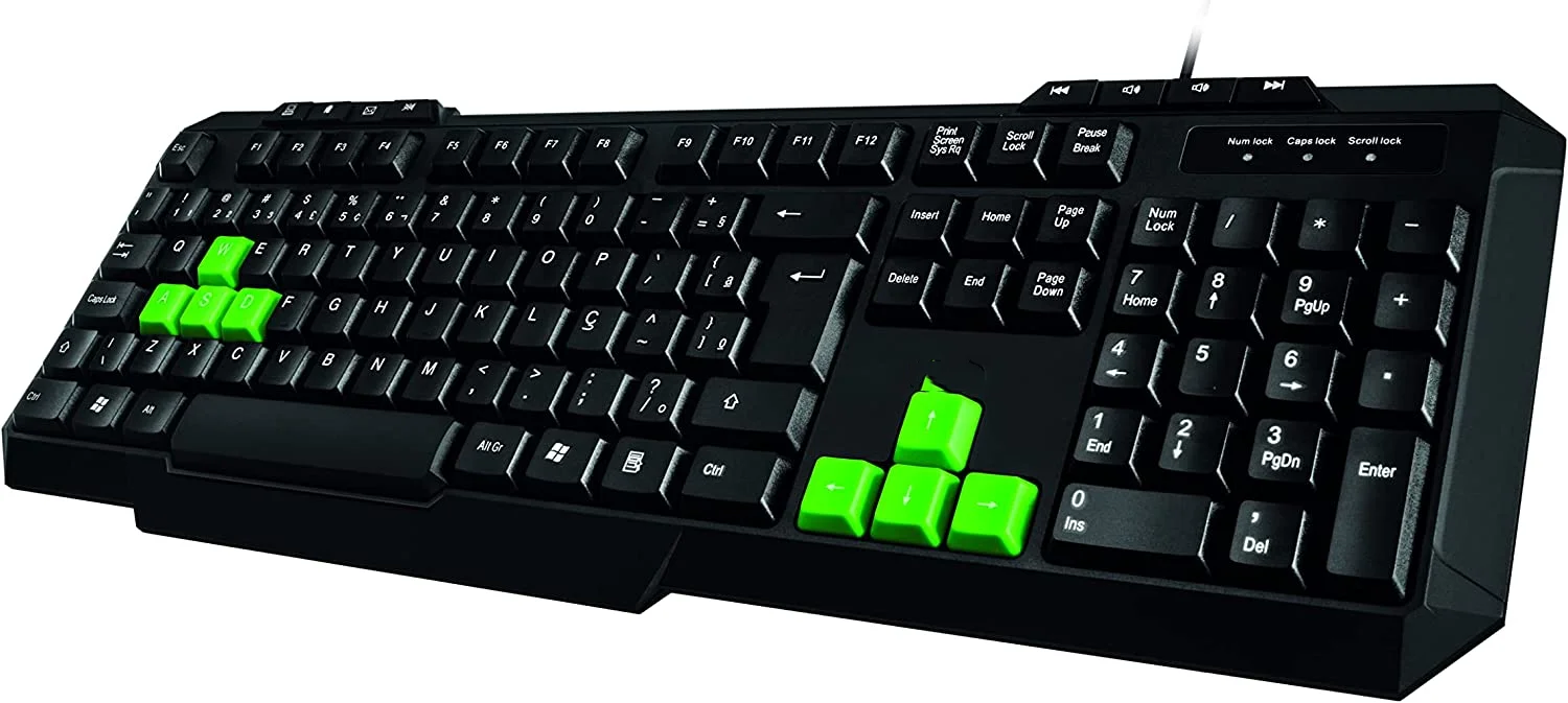 

New Wired Endgame Exciting GTB-01 Gamer Basic Preto Wired Endgame Keyboard