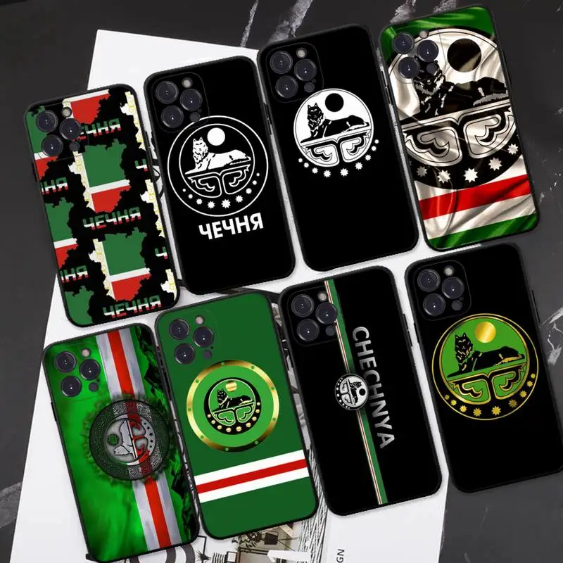 

Chechen Coat Of Arms Phone Case For iPhone 14 11 12 13 Mini Pro XS Max Cover 6 7 8 Plus X XR SE 2020 Funda Shell