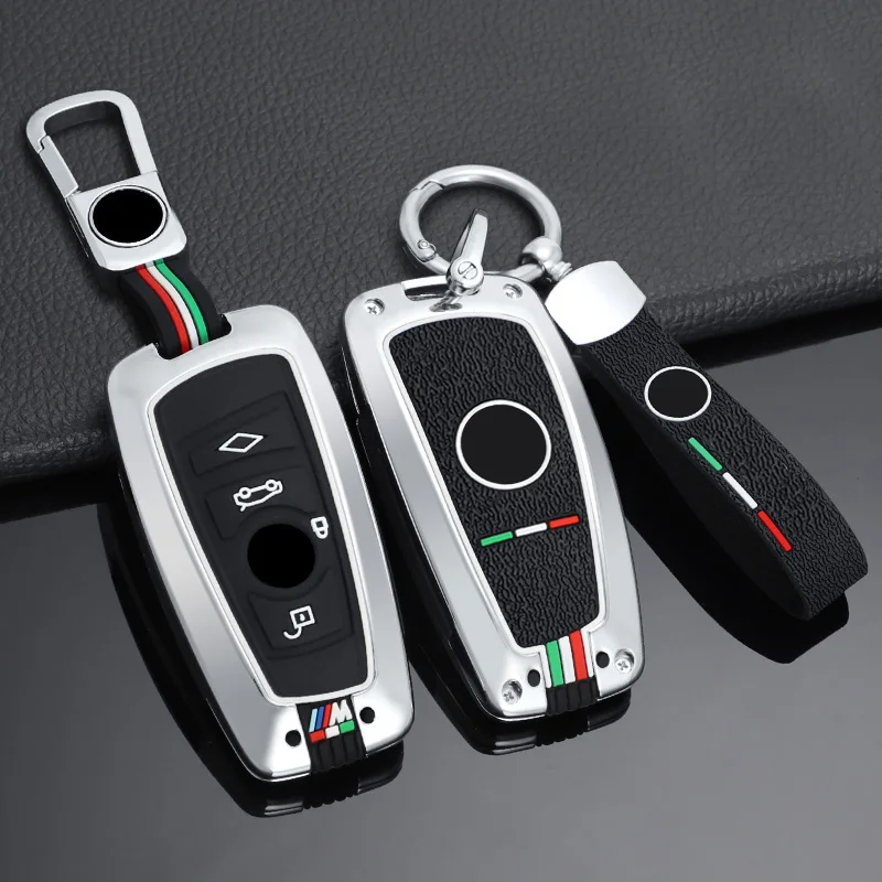 

For Bmw F20 F30 G20 F31 F34 F10 G30 F11 X3 F25 X4 I3 M3 M4 1 3 5 Series Car Key Case Cover Protect Shell Keychain Accessories