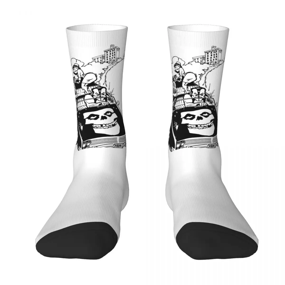 

Misfits Illustration Art Socks Harajuku Super Soft Stockings All Season Long Socks Accessories for Unisex Birthday Present