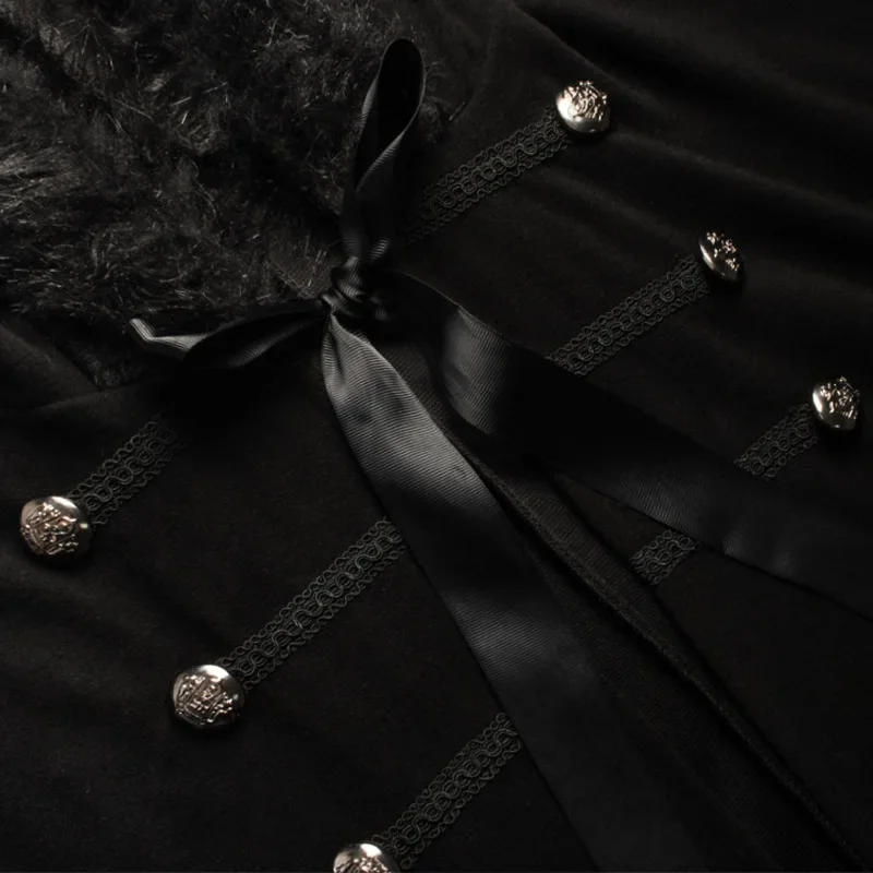 2025 средневековое викторианское пальто унисекс плащ викингов Ренессанс меховой