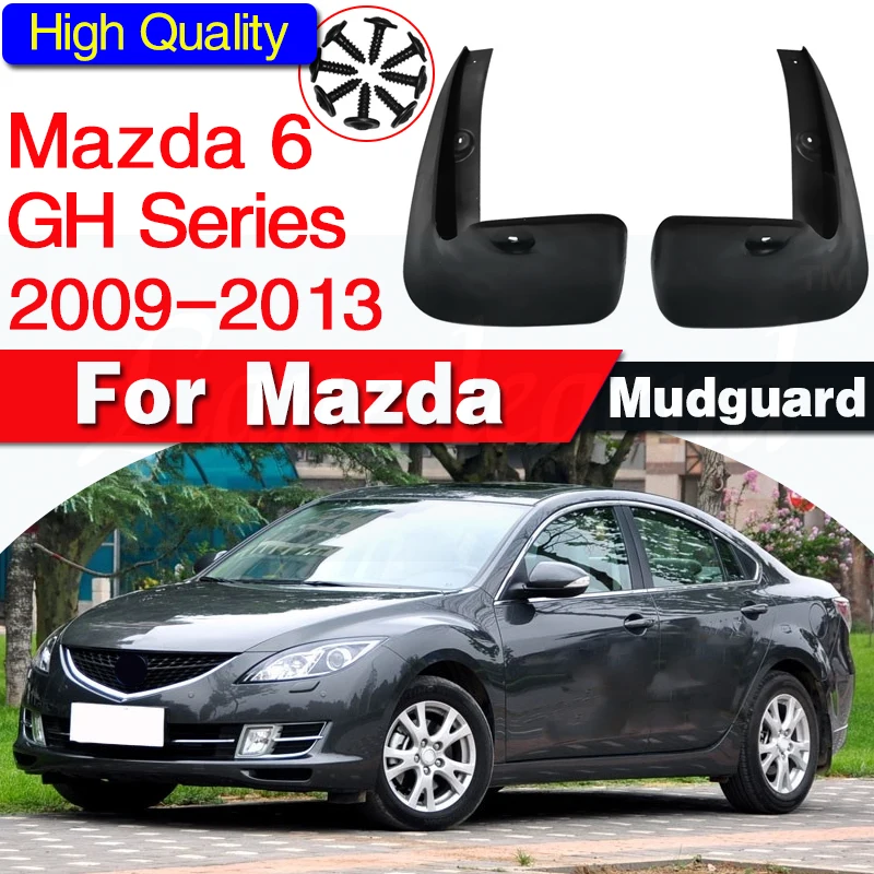 

2 шт. передние левые/правые автомобильные брызговики для Mazda 6 2009-2013 серии GH, брызговики, брызговики, брызговики, крыло 2010 2011 2012