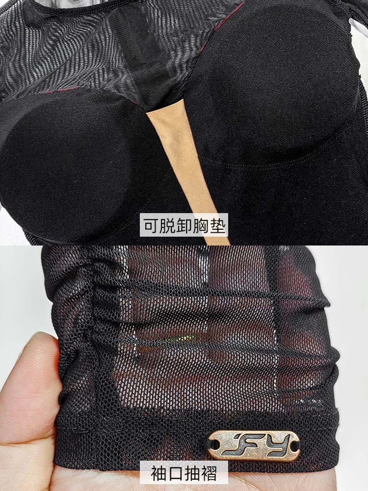 Сетчатые Топы с длинным рукавом красная бархатная юбка женское платье для