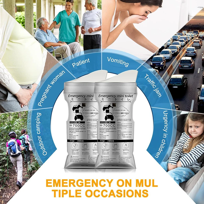 Портативная Аварийная сумка для писсуара уличные кемпинговые мочевые сумки