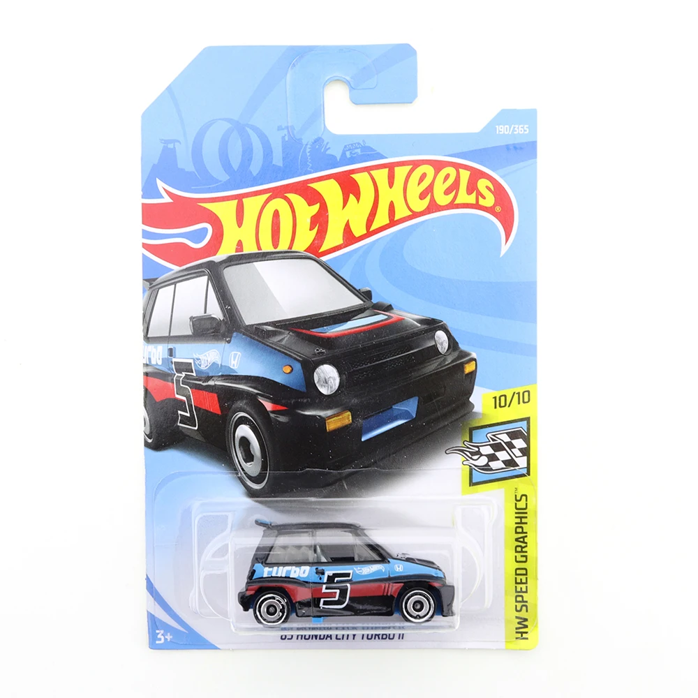 2019-81 2020-11 2022-13 оригинальные горячие колеса Мини Сплав купе 85 HONDA CITY TURBO Ll 1/64 Металл