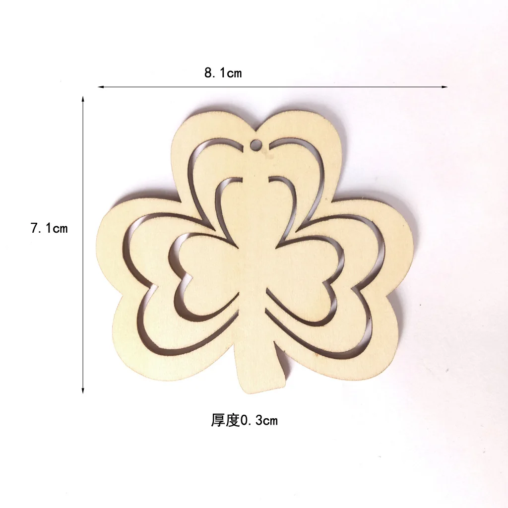 10 шт. украшения ко Дню Св. Патрика деревянный подвесной кулон в виде шампанского