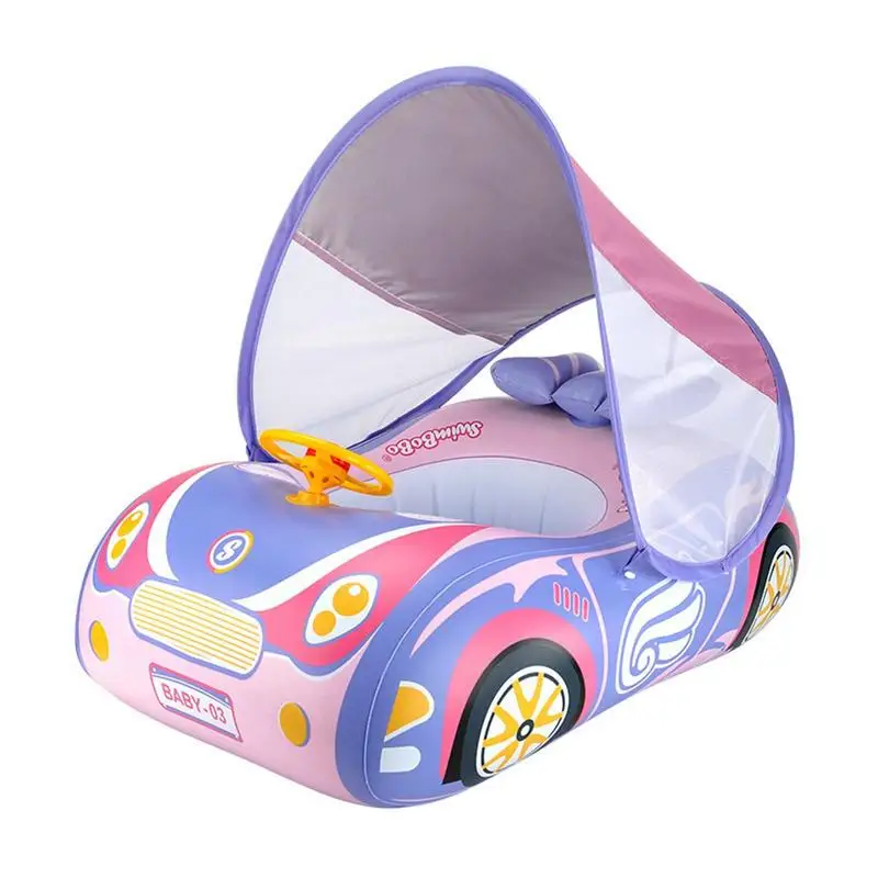 

Float Car Shape Swimming Pool Inflatable Sports Car Floats Baby Inflatable Pool Float Swim Float Boat Summer Beach Outdoor Play