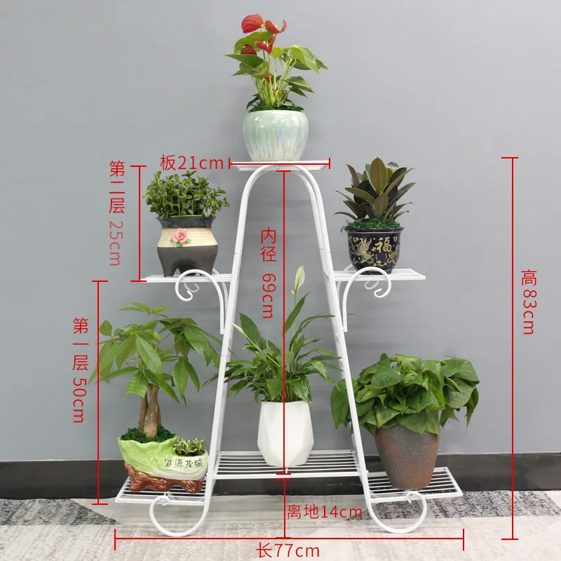 Новая кованая железная подставка для цветов европейская зеленая декоративная