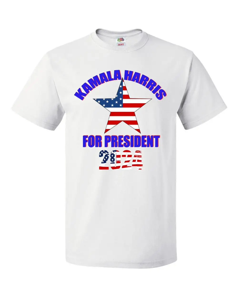 Черная или белая футболка Kamala Harris FOR PRESIDENT 2024