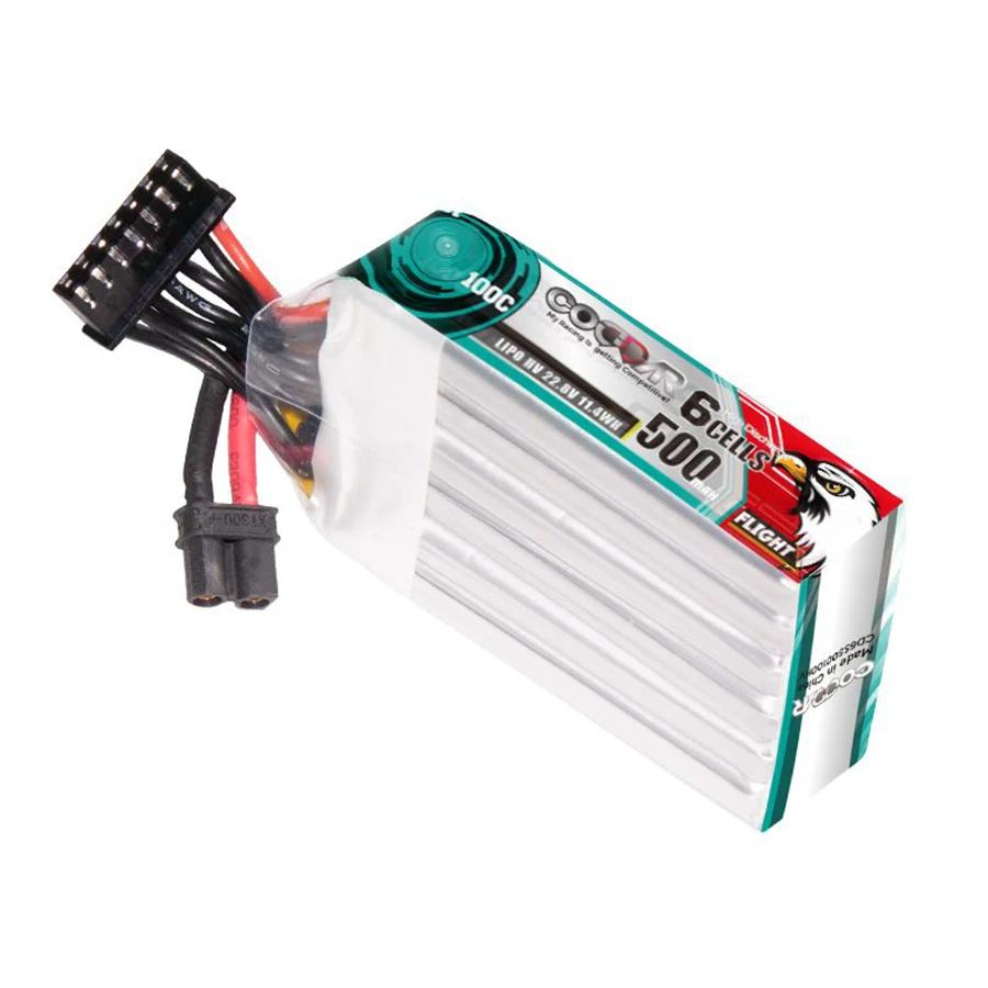 

CD6S500100HV 500MAH 6S 22.8V 100C High Magnification Lithium Battery